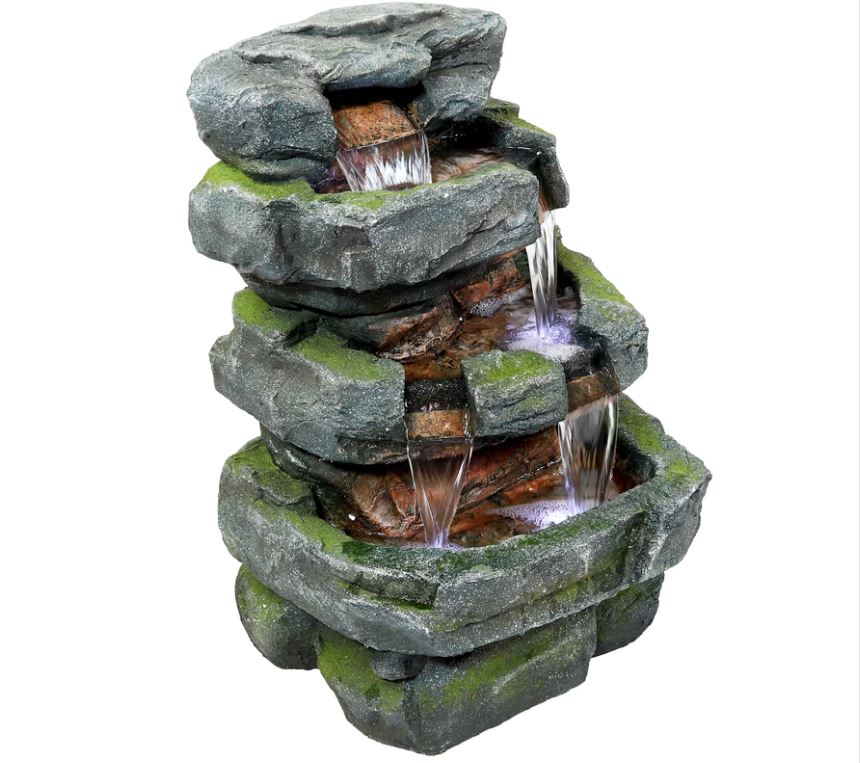 Sunnydaze Rock/Waterfall Electric Fountains - Sunnydaze Decor