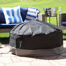Sunnydaze Round Outdoor Cover for Fire Pit - UV-Resistant