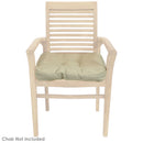 Sunnydaze Set of 2 Olefin Tufted Outdoor Square Patio Cushions