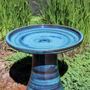 Sunnydaze Glazed Ceramic Outdoor Bird Bath