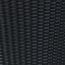 Sunnydaze Polyrattan Square Tall Wicker Planter - Black - Set of 3