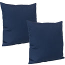 Sunnydaze Indoor/Outdoor Decorative Throw Pillow Set of 2 - 17-Inch - Color Options