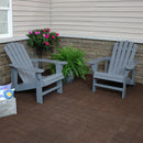 Sunnydaze Wooden Outdoor Adirondack Chair with Adjustable Backrest
