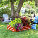 Sunnydaze Galvanized Steel Raised Garden Bed