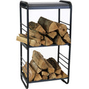 Sunnydaze Tall Modern Firewood Holder - 36"