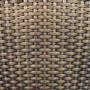Sunnydaze Resin Faux Basketweave Outdoor Planter - Set of 3
