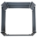 Sunnydaze Galvanized Steel Raised Garden Bed