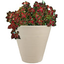Sunnydaze Walter Outdoor Planter - Antique White - 15.5"