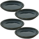 Sunnydaze Set of 4 Glazed Ceramic Planter Saucer