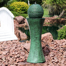 Sunnydaze Desert Spring Solar Powered Fountain with Battery Backup - 30"