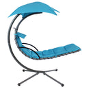 Sunnydaze Floating Chaise Lounge Chair with Umbrella