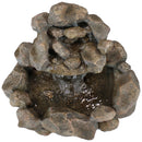 Sunnydaze Rocky Ravine Outdoor Water Fountain - 18" H
