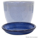 Sunnydaze Set of 2 Glazed Ceramic Planter Saucers