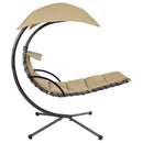 Sunnydaze Floating Chaise Lounge Chair with Umbrella
