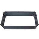 Sunnydaze Galvanized Steel Raised Garden Bed