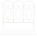 Sunnydaze 5-Piece Traditional Garden Border Fence Set - 10' Overall