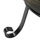 Sunnydaze Victorian Steel Fire Bowl and Spark Screen - 25"