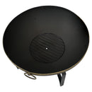 Sunnydaze Wood-Burning Outdoor Fire Pit with Spark Screen - 26"
