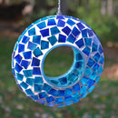 Sunnydaze Mosaic Fly-Through Hanging Bird Feeder