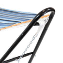 Sunnydaze 2-Person Quilted Fabric Double Hammock with Pillow