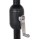 Sunnydaze Aluminum Outdoor Patio Umbrella with Tilt and Crank