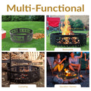 Sunnydaze 36" Heavy-Duty Metal Campfire Ring