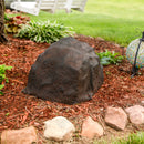 Sunnydaze Polyresin Landscape Rock Cover with Stakes
