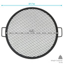 Sunnydaze X-Marks Round Cooking Grate