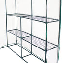 Sunnydaze Grandeur Walk-In Greenhouse with 4 Shelves for Outdoors - Clear