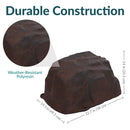 Sunnydaze Low-Profile Artificial Landscape Rock Cover with Stakes