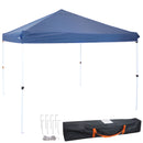 Sunnydaze Standard Pop-Up Canopy with Carry Bag - Multiple Colors and Sizes