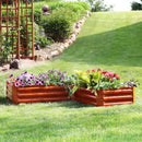 Sunnydaze Galvanized Steel Raised Garden Bed