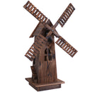 Sunnydaze Outdoor Wood Decorative Dutch Windmill - 34-Inch