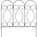 Sunnydaze 5 Piece Traditional Border Fence Set - 10 Overall Feet