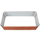 Sunnydaze Galvanized Steel Raised Garden Bed