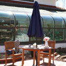 Sunnydaze Aluminum Outdoor Patio Umbrella with Tilt and Crank