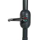 Sunnydaze Aluminum Outdoor Patio Umbrella with Tilt and Crank