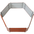 Sunnydaze Galvanized Steel Raised Garden Bed