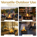 Sunnydaze 36" Heavy-Duty Metal Campfire Ring