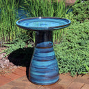 Sunnydaze Glazed Ceramic Outdoor Bird Bath