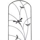 Sunnydaze 55.75" Dragonfly Delight Garden Trellis for Climbing Plants