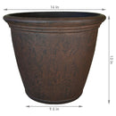 Sunnydaze Anjelica Polyresin Outdoor Flowerpot Planter