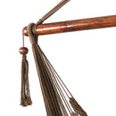 Sunnydaze Outdoor Extra Large Caribbean Polyester Rope Hammock Chair