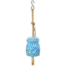 Sunnydaze Spring Flowers Mosaic Glass Wind Chime Bell