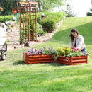 Sunnydaze Galvanized Steel Raised Garden Bed