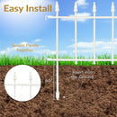 Sunnydaze Roman Garden Border Fence Set