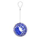 Sunnydaze Round Mosaic Glass Hanging Bird Feeder - 6"