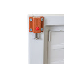 Sunnydaze Plastic Lockable Storage Cabinet with 3 Adjustable Shelves