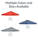 Sunnydaze Premium Oxford Fabric Pop-Up Canopy Shade with Vent