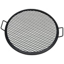 Sunnydaze X-Marks Round Fire Pit Cooking Grate 22-Inch